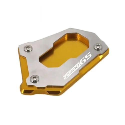 Soporte lateral para R 1200 GS LC R1200GS R 1200GS R 1200GS ADV Adventure Motocicleta CNC, soporte lateral ampliado (dorado, diseño B)
