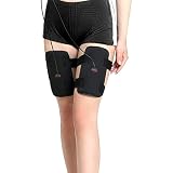 Erbaofd Leg Slimming Thigh Toning Belt, EMS Electric Rechargeable ABS Female Thigh Toner Slimming Legs Belt, for Women Lose Fat Body Sculpting