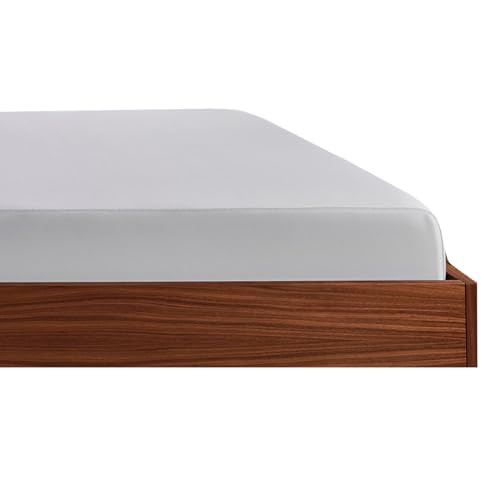 SHEEX Original Performance Cooling Fitted Sheet, 1 Ultra-Soft Fitted Sheet, Deep Pocket Design Fits Mattresses up to 20 Inches, King, Pearl Blue