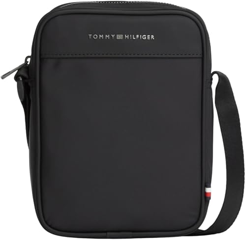 Tommy Hilfiger Herren Th Repreve Mini Reporter AM0AM14150 Crossover, Schwarz (Schwarz), Einheitsgröße