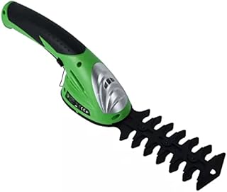 Mackenzie & Hartley 7.2V 2-in-1 Cordless Hedge Trimmers Electric Grass Trimmer Shrubbery Trimmer Handheld Shrub Shear Rechargeable Lithium-Ion Built-in Battery Power Hedge Trimmer