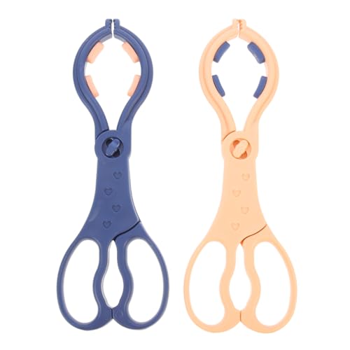 QUMIIRITY Non-Slip Baby Bottle Tongs Heat Resistant Feeding Bottle Clamp for Infant Milk Bottles Multi-Function Tool for Home Cleaning and Travel 9.44X3.54X0.47In