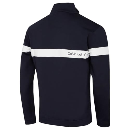 Calvin Klein Herren Scale CK Insul-Lite 1/2 Zip Golfpullover - Marine - XL