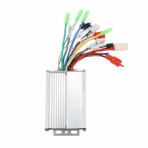 36V-48V 350W Brushless DC Motor Speed Controller Aluminum Alloy E-Bike Controller Replacement Parts for Electric Bikes and Scooters(36/48V 350W)