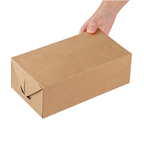 Restaurantware Takeout Box 100 Count 71 Ounce Kraft Paper Food Container Greaseproof Lunch Box Spill-Resistant Secure Closure Kraft by Restaurantware - Image 9