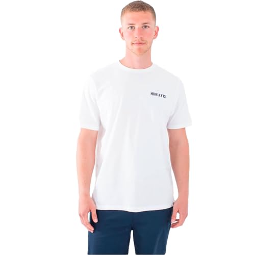 Hurley Four Corners SS T-Shirt Homme en coton confortable