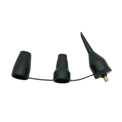 9-teiliges Druckluft-Kompressor-Düsen- und Adapter-Set – mit Ballnadel, Ausblaspistole, konischen Düsen, Messing- & Kunststoffadaptern – kompatibel mit Standard-Luftschläuchen und Reifenfüllgeräten