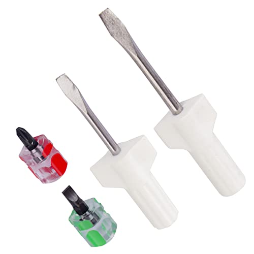 6 Pcs Sewing Machine Cleaning Kit, Overlock & Serger Service/Repair Tool Kit - Set Of Different Size Screwdrivers, 1 Tweezer And 1 Double Headed Lint Brush For Your Machine #TOP2