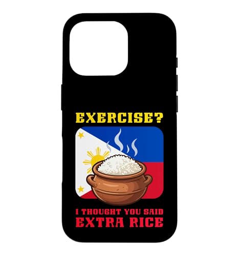 �G�N�T�T�C�Y I Thought You Said Extra Rice Funny Filipino �X�}�z�P�[�X iPhone 16 Pro �p