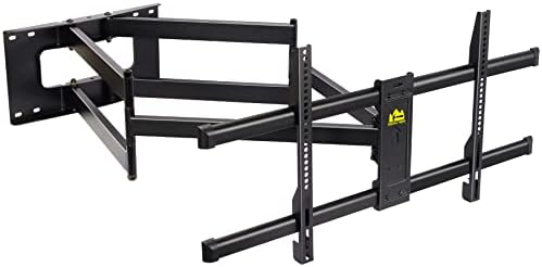 FORGING MOUNT Long Reach 109CM TV Wall Bracket, Double Articulating Arm Full Motion Tilt & Swivel TV Bracket Wall Mount for 42-95 Inch Flat/Curved TVs, Load 75kg, VESA 800x400mm