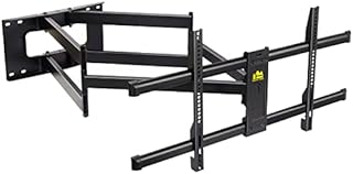FORGING MOUNT Long Reach 109CM TV Wall Bracket, Double Articulating Arm Full Motion Tilt & Swivel TV Bracket Wall Mount for 42-95 Inch Flat/Curved TVs, Load 75kg, VESA 800x400mm