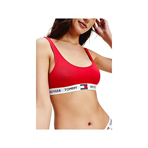 Tommy Hilfiger Mujer Bralette Stretch, Rojo (Tango Red), M