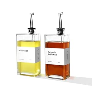 Audest Cruet Olijfolie dispenser fles voor keuken, glazen fles dispenser voor keuken, olijfolie