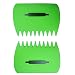Produktbild Q/A Laubsammler Kunststoff Rakes Groß Laubsammler Garden Hand Rake Grabber Scoop Laubschaufel Garden Picker Tool Schnell und kontaktfrei Entfernung von Laub, Rasengras, Gartenabfällen, 1 Paar (Grün)