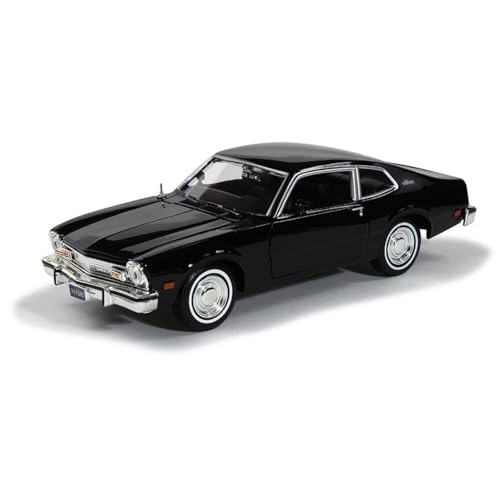 Modelo de auto Maverick negro 1:24 Motormax miniatura 2