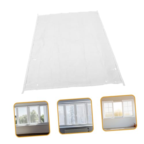 Film adhesivo aislante para ventanas PRETYZOOM transparente miniatura 2