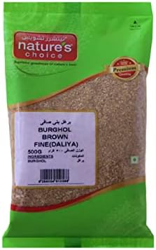 Natures Choice Burghol Brown Fine Daliya - 500 gm