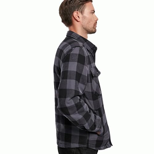 Image of Brandit Men's Lumber Jacket Black /Blue