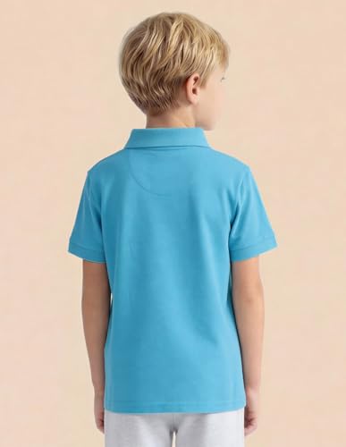 Image of U.S. Polo ASSN. Kids Polo T Shirt for Boys - 100% Cotton, Embroidered Logo, Kids Polo T Shirt for Boys