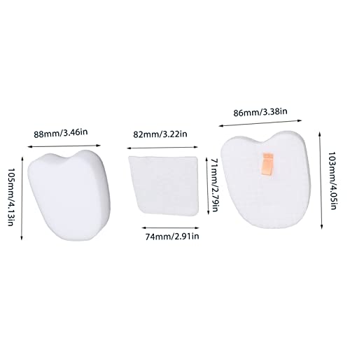 Conjunto de Filtro a Vácuo, Conjunto de Filtro de Feltro Espuma de 6 Peças Esponja Instalação Conven
