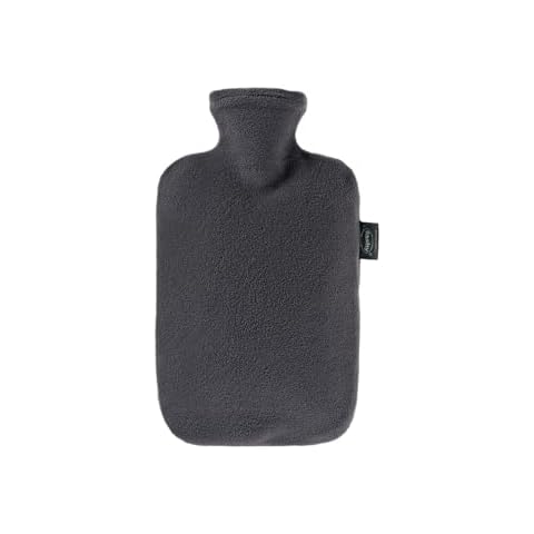 Fashy 2.0L Hot Water Bottle with Fleece Cover Cover