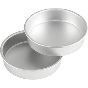 Wilton Aluminum 8-Inch Round Cake Pan Set, 2-Piece