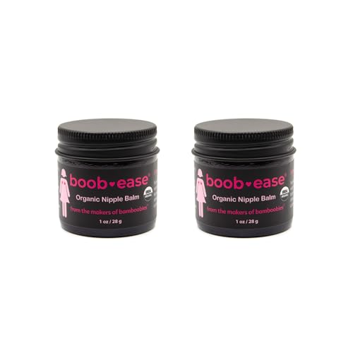 Bamboobies Nipple Cream Safe for Breastfeeding and Pumping - Soothing Moisturizer for Nursing Moms - 1 Ounce, (Pack of 2)