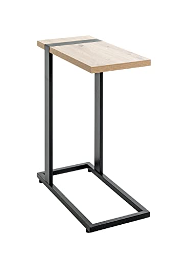 Table d'appoint en C pour optimiser l'espace et travailler du canapé - 2