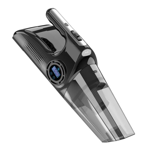 ABOOFAN 120W Car Vacuum Cleaner Air Pump with LED Light Tire Pressure Tester Handheld Vacuum for Car Cleaning Strong Suction Fast Inflation