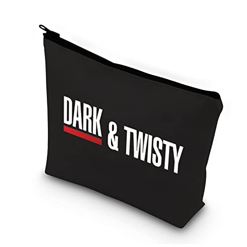 BDPWSS Makeup Bag For Women Dark And Twisty TV Show Inspire Gifts For Nurses Doctor Paramedics Toiletry Bag Travel Pouch (Dark & twisty bl 2)