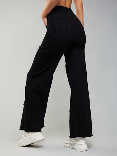 Image of Dolce Crudo Women's High Waist Straight Fit Jeans
