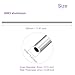 DMiotech 4Pack (12mm OD x 8mm ID) 6063 Aluminum Round Tube 300mm Length Industry Metal Tubing for Machinery Frame Construction DIY Projects