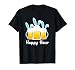 Punny Easter Shirt Happy Bunny Beer Drinking Top Men Women T-Shirt