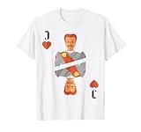 n1 deck jacket buzz rickson Il costume di gruppo Jack Of Hearts Deck Of Cards per Halloween è un ottimo regalo per gli amici o i familiari che amano le serate di poker, Halloween, giocare a carte, abbinare gli abiti delle coppie