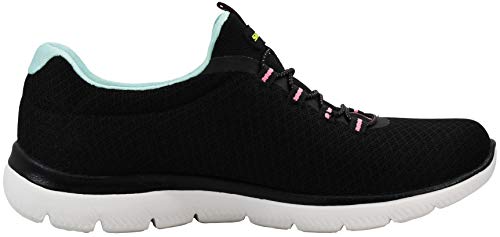 Image of Skechers Women's Summits Sneaker, Black /Multi, 10 M US