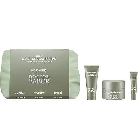 Doctor BABOR Moisture Glow rutine zestaw do intensywnego nawilżania, mikrobiomic, 3-częściowy