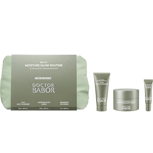 Doctor BABOR Moisture Glow rutine zestaw do intensywnego nawilżania, mikrobiomic, 3-częściowy