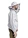 Sting Stopper Adult Beekeeping Jacket with Round Veil and Hat for Protection from Honey Bee Stings with Cotton Canvas, YKK Zippers and Pull Over Design, with Removable Hat for Men and Woman, Large