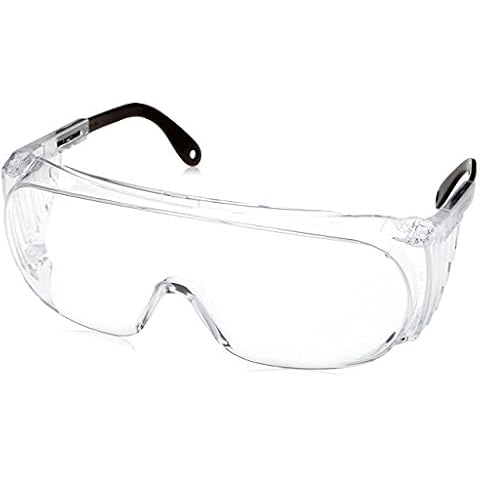 Honeywell Uvex Ultra-Spec 2000 Visitor Specs Safety Glasses with Clear Uvextreme Anti-Fog Lens (S0250X) Cover