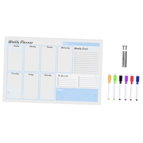 Tableau mémo en acrylique pour organiser le bureau des étudiants