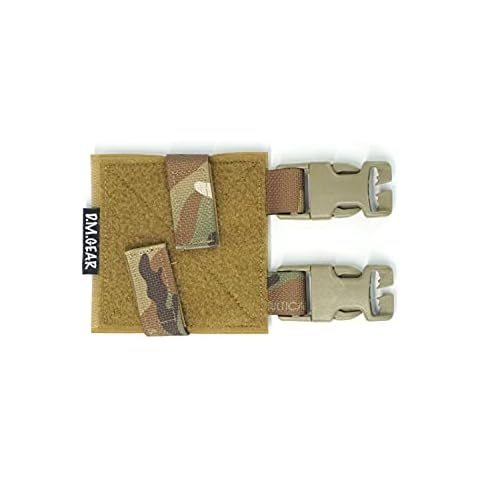 FARMSOLDIER Quick Release Buckle Set,Single Point Molle Quick Disconnect Side Entry Conversion,Molle Side Belt Cummerbund Fast Fit Buckle Set Multi-camo Cover