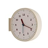 KESOTO Orologio da parete bifacciale Orologio da parete angolare Moda Arte Minimalista Decorazione Decorativa per Camera da letto Casa Interno Ufficio