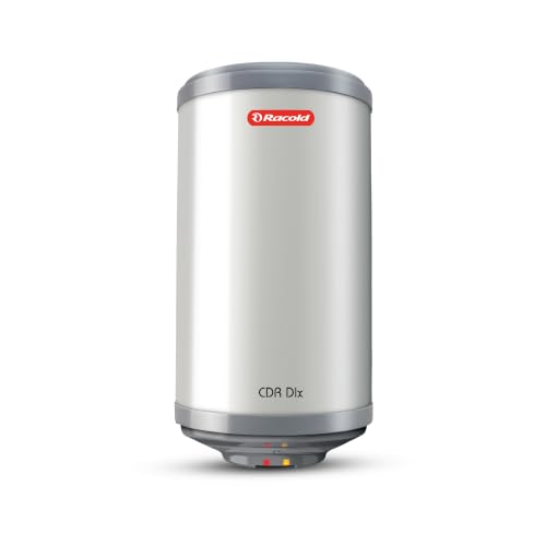 Image of Racold CDR DLX 10L Vertical ABS Body 5 Star Water Heater (Geyser) - 7 Yrs Tank Warranty, Corrosion Prevention With Superior Titanium Enameled Tank Coating | Free Standard Installation & Pipes