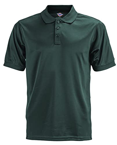 First Class 100% Polyester Tactical Performance Men's Polo Shirt X-Small Green