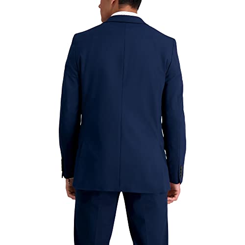 Haggar Men's JMH Premium Stretch Slim Fit Suit Separates - Pants & Jackets Blue Solid 44