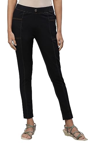Legging extensible coton Aurelia taille haute XL fini les ceintures qui glissent