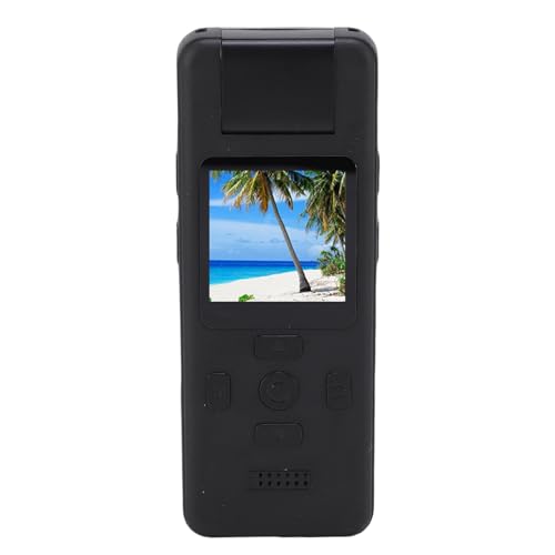 Caméscope portable HD 4K Akozon à objectif rotatif 180° magnétique