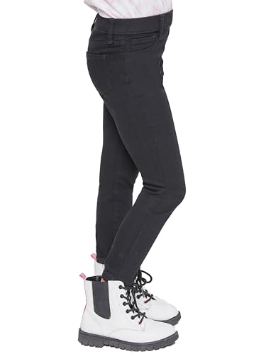 YMI Toddler Girl Adjustable Waist Pull-On Skinny Jeans Sizes 4T, 5T, 6T, 6X, Girls, Denim Pants for Toddlers2