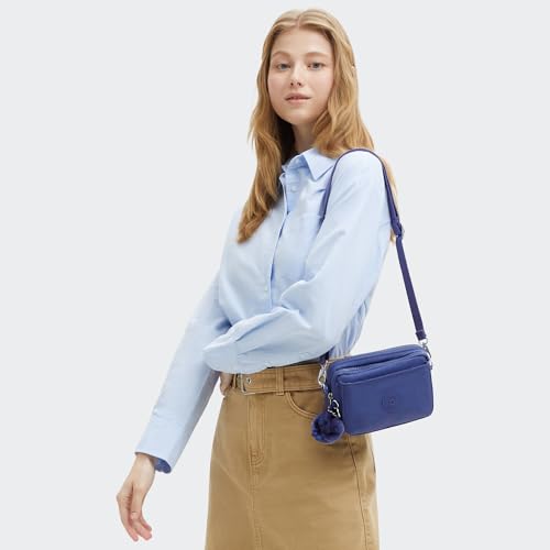 Image of Kipling Women's Abanu Medium Crossbody Bag, Lightweight, Adjustable Nylon Waist Pack with Multi-Compartment Zip Pockets