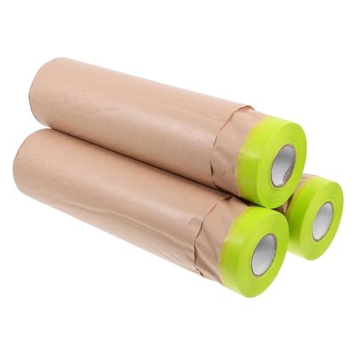 Papier de masquage SHINEOFI 3 rouleaux film protection peinture pour voiture